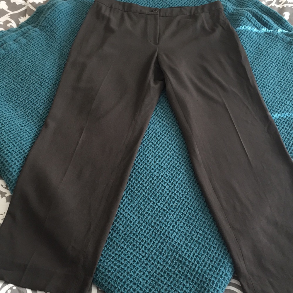 Armani Collezioni trousers brown ribbed texture size 12
